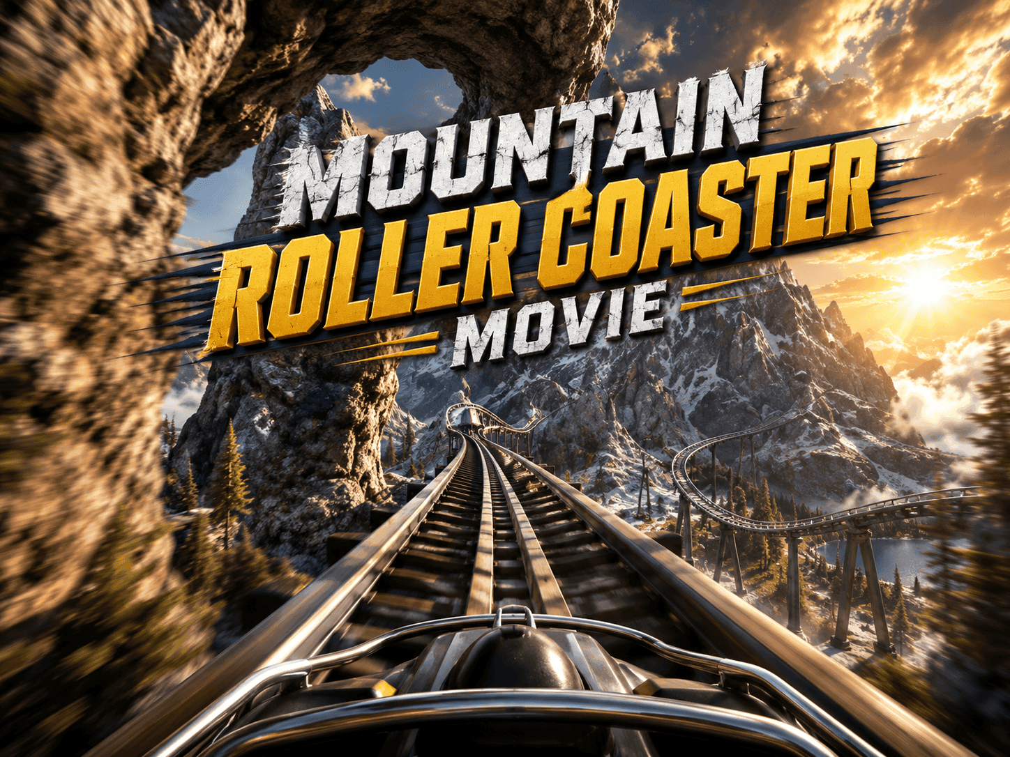 Mountain Roller Coaster Movie